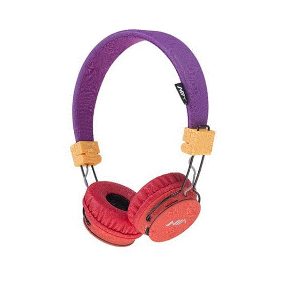 Picture of هدست نیا ایکس NIA X2 رنگ بنفش و قرمز کاملا اورجینال