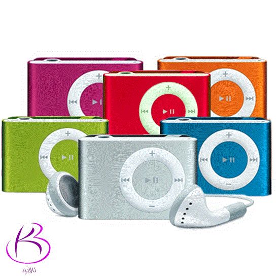 تصویر  پخش کننده موسیقی رنگ سبز mp3player رم خور طرح اپل