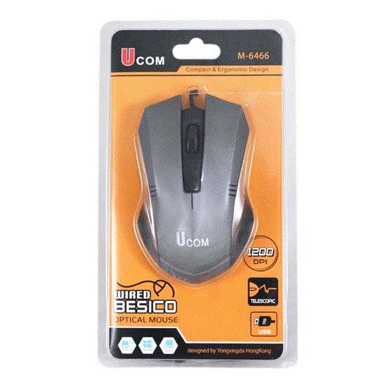 Picture of موس مشکی سیم داریوکام  M-6466