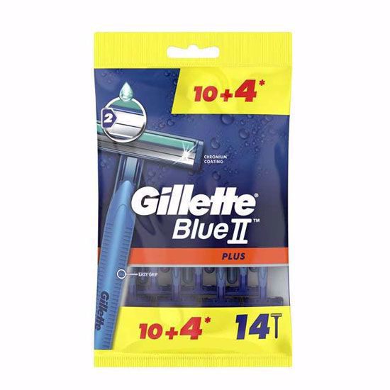 خود تراش ژیلت مدل BLUE 2 PLUS بسته 14 عددی