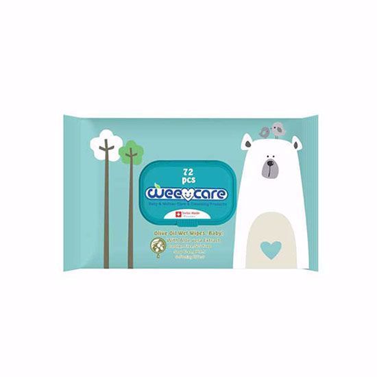 Picture of دستمال مرطوب WEE CARE بسته 72 عددی ( سبز)