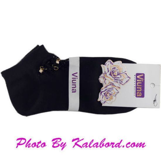 جوراب رو گیپور طرح دار ویونا