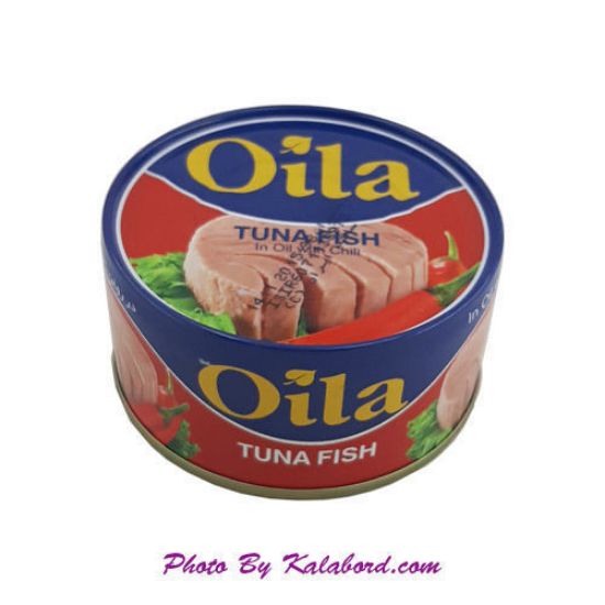 تن ماهی اویلا در روغن با فلفل قرمز وزن 180 گرم