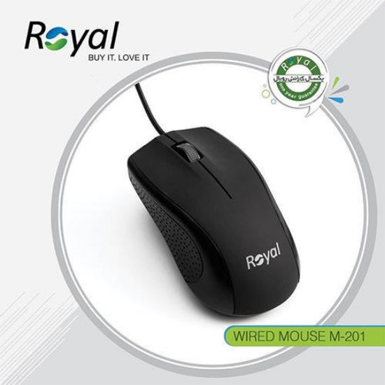 موس با سیم رویال مدل R-M201