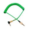 Picture of کابل AUX ریمکس مدل فنری طول 1.8 متر رنگ سبز