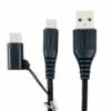 Picture of کابل تبدیل USB به MicroUSB / USB-C بیاند مدل BA-319 طول 1متر