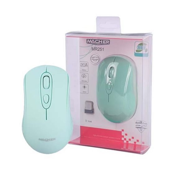 Picture of ماوس بی سیم مچر مدل MR-251 سبز