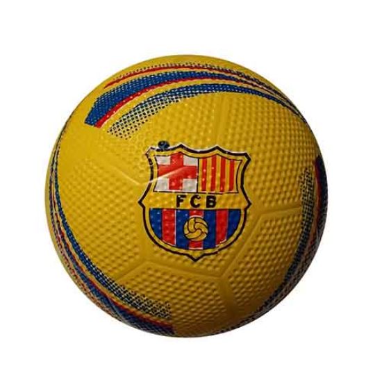 Picture of توپ فوتبال لاستیکی سایز 4 طرح بارسلونا