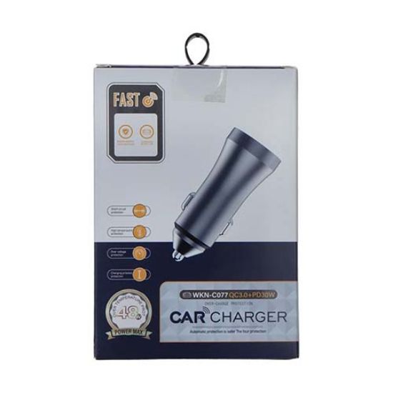 Picture of شارژر فندکی 48 وات فلزی مدل WKN-C077