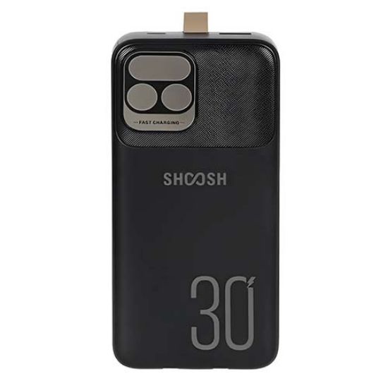 Picture of پاوربانک شوش مدل SH-130 ظرفیت 30000 میلی آمپر ساعت مشکی