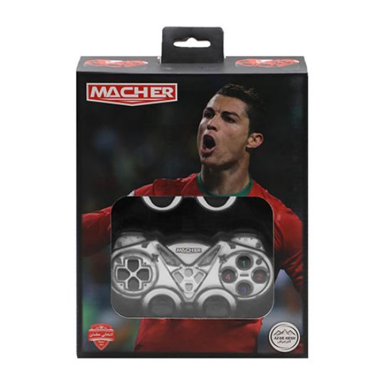 Picture of دسته بازی دوبل شوکدار MACHER مدل MR-62 رنگ سفید