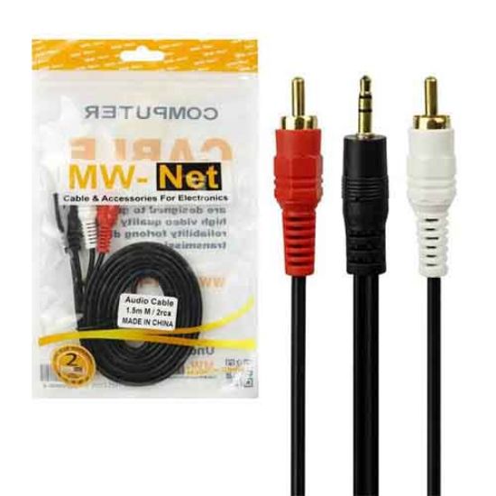 Picture of کابل صدا 1 به 2 ام دبلیو نت طول 1.5 متر